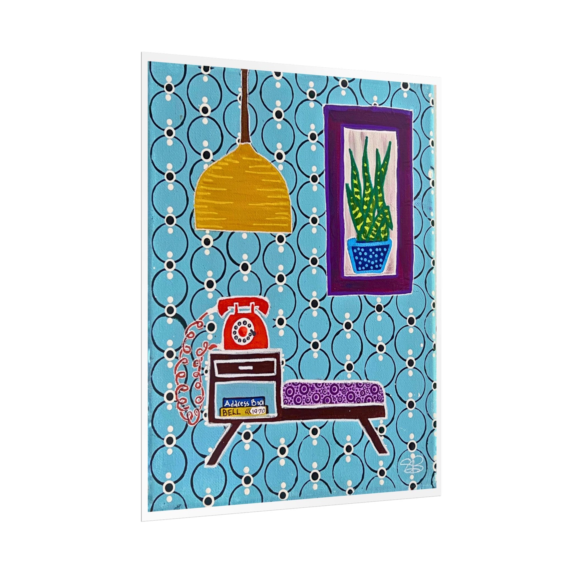 Gossip Bench 1970 Print