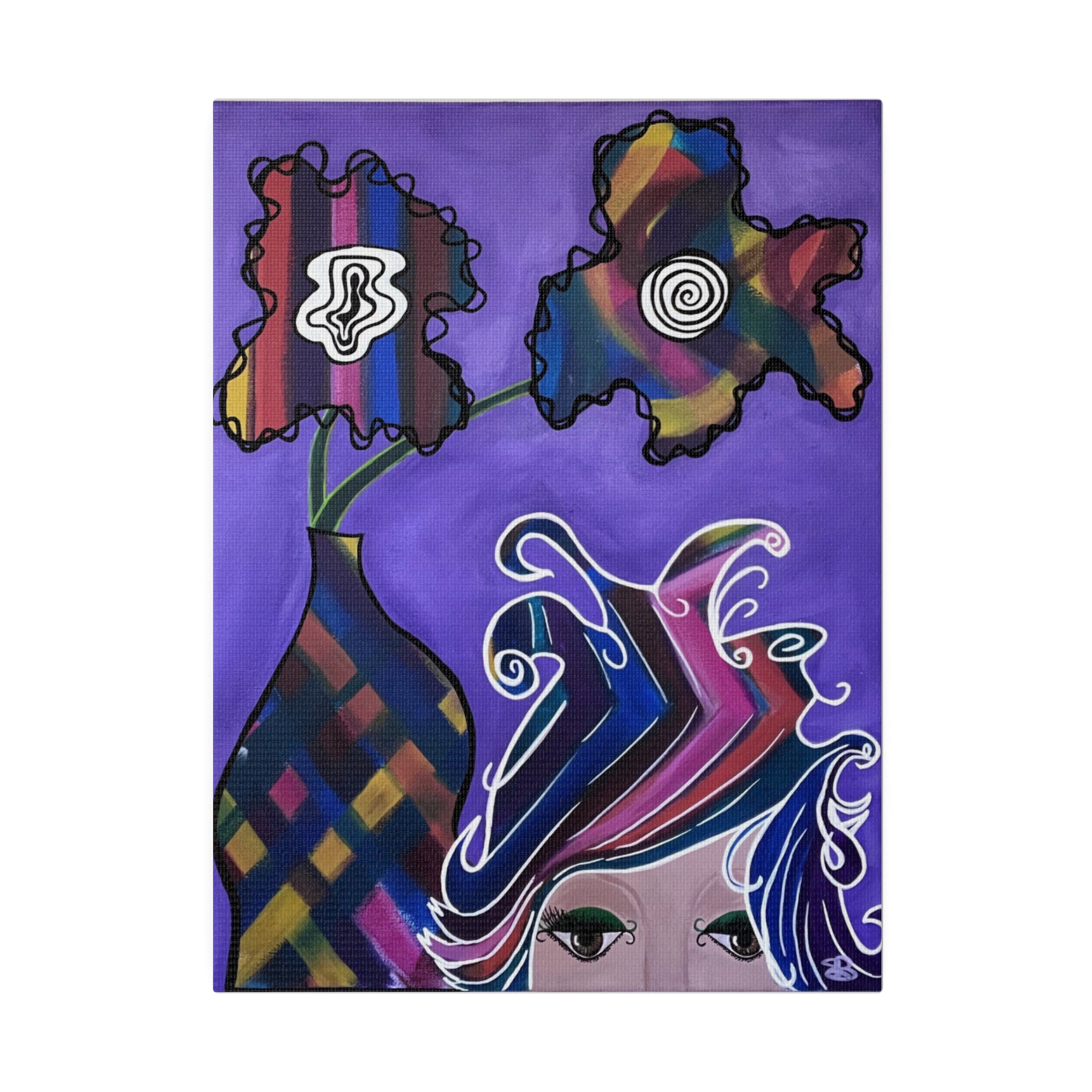 Kinky Hair Matte Canvas