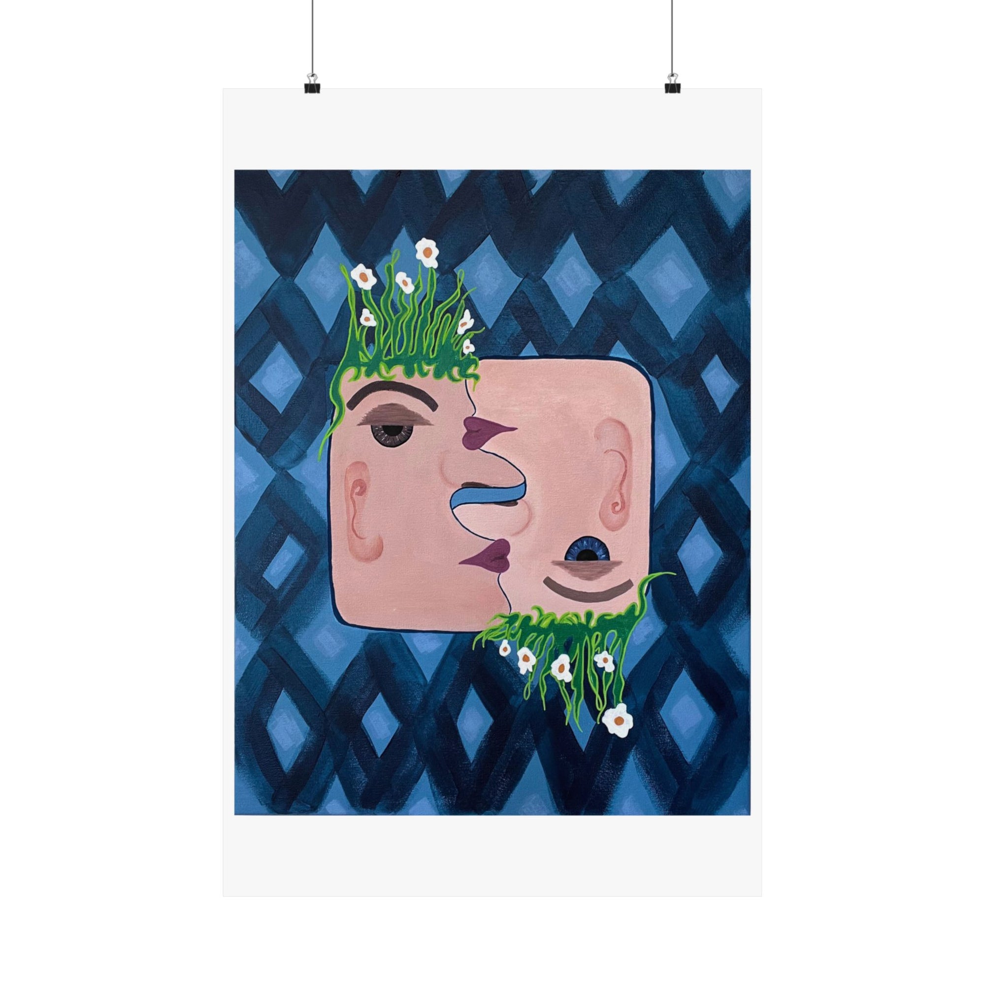 Garden Kiss Matte Vertical Print