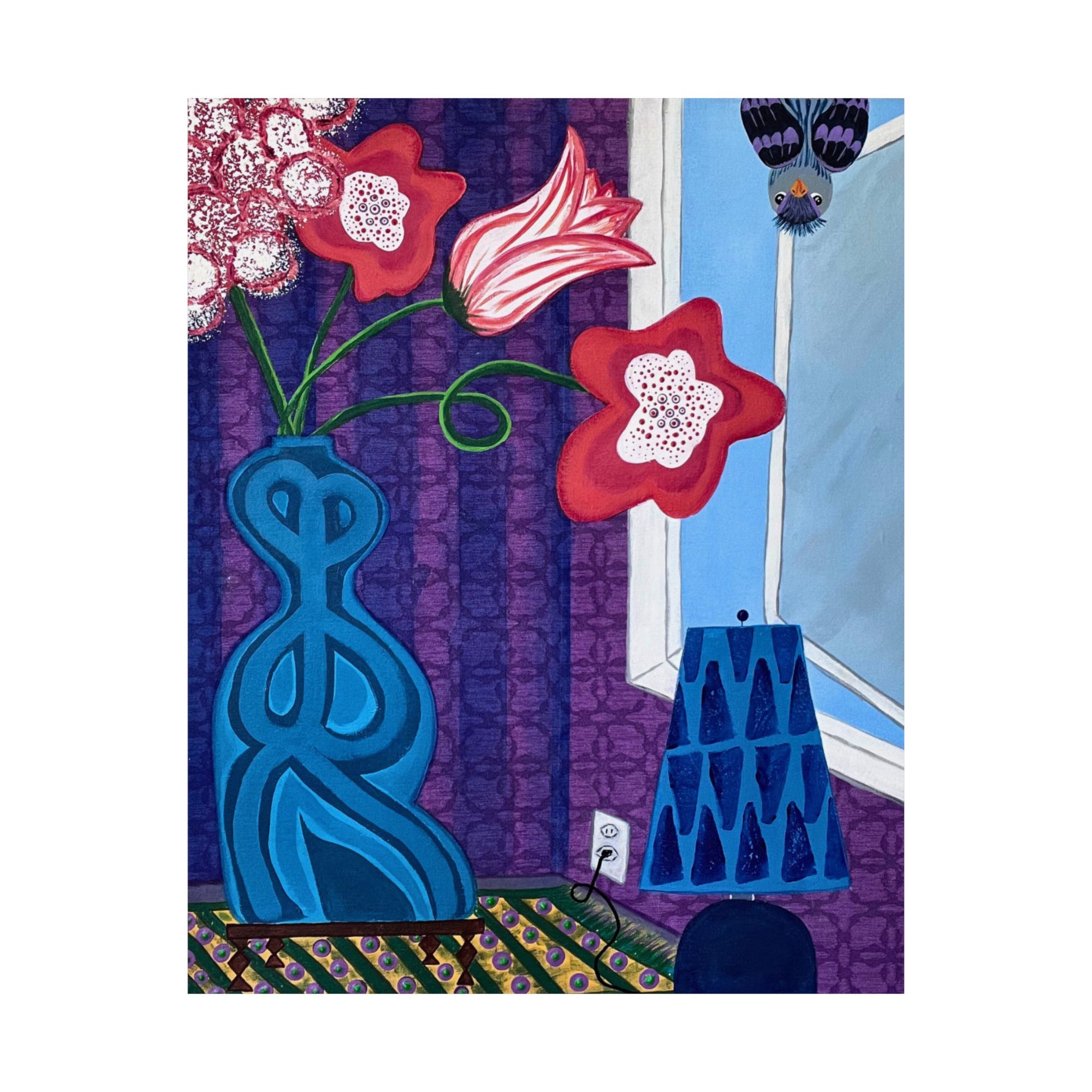 Peek a Boo Matte Vertical Print