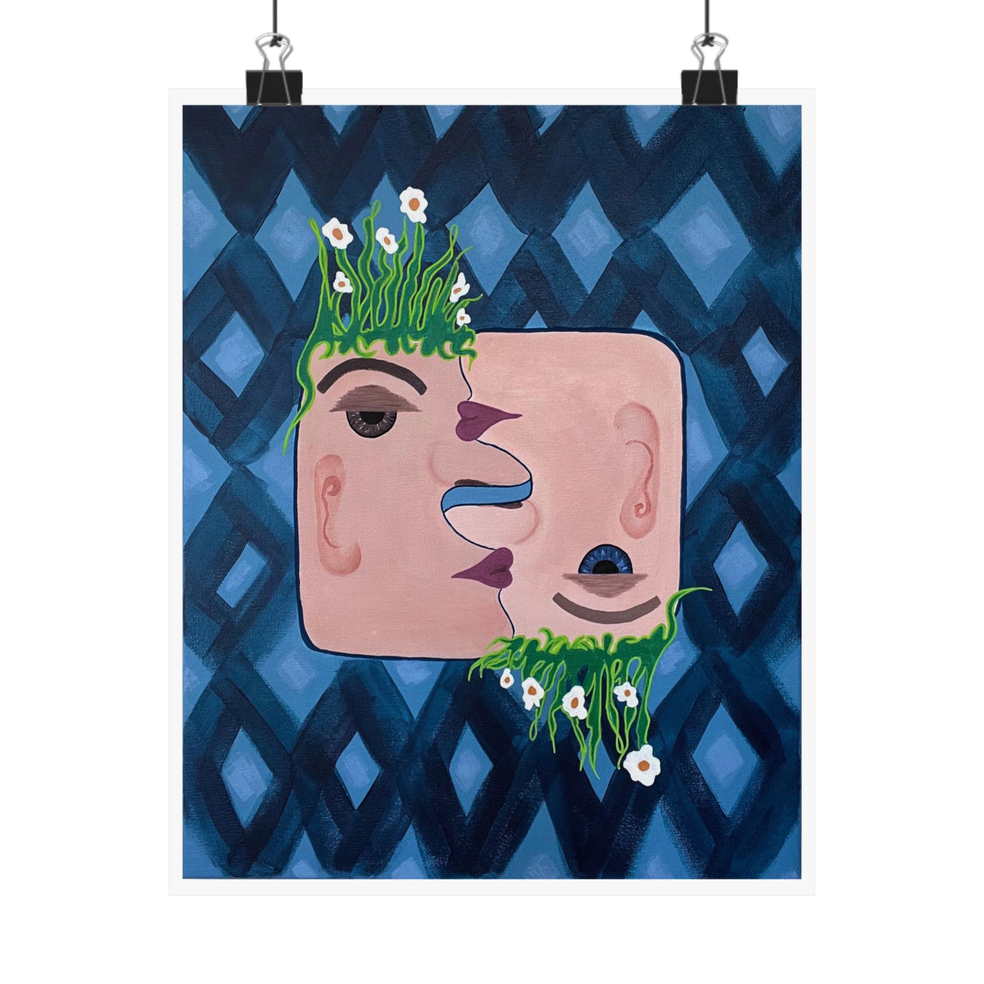 Garden Kiss Matte Vertical Print