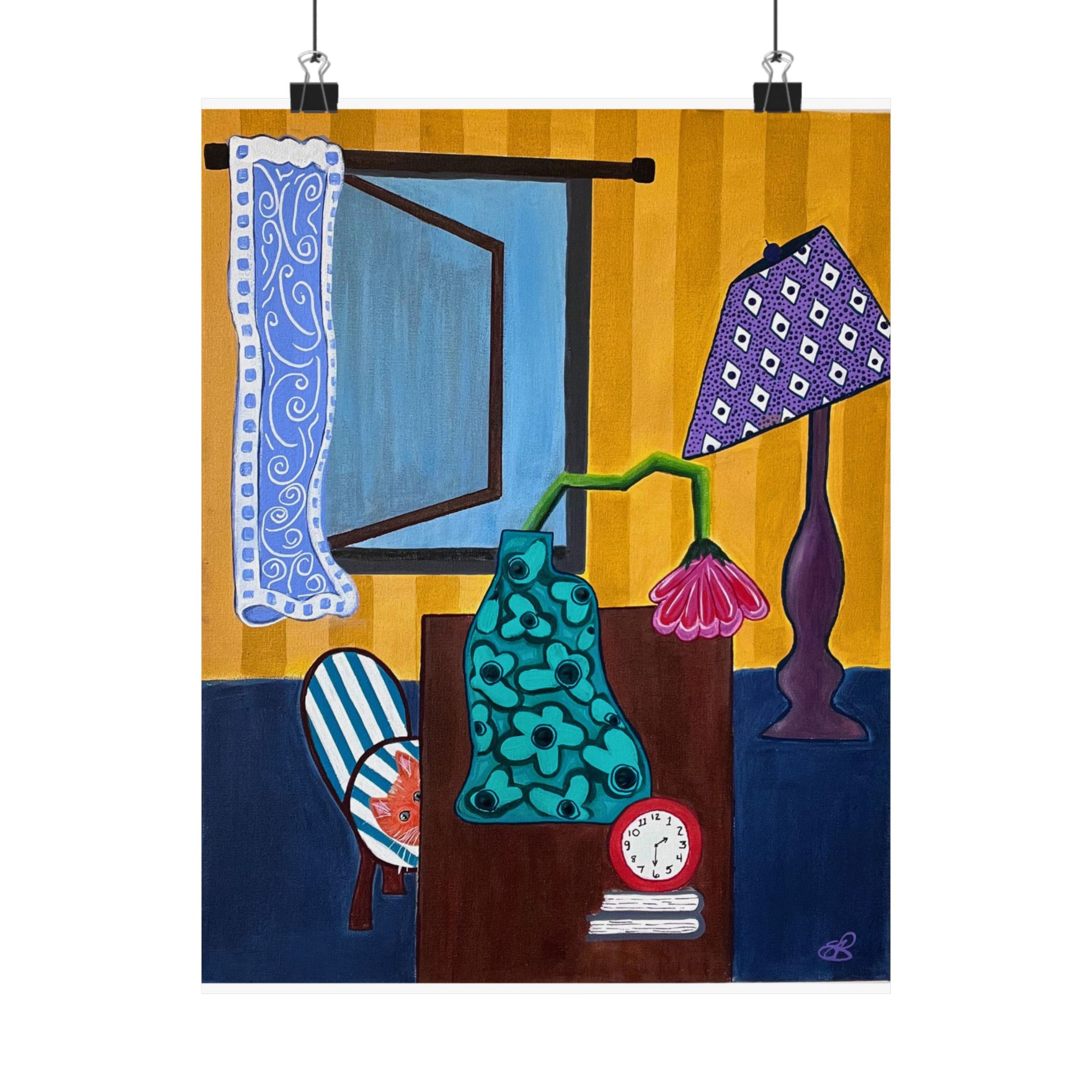 Mid Afternoon Playtime Matte Vertical Print