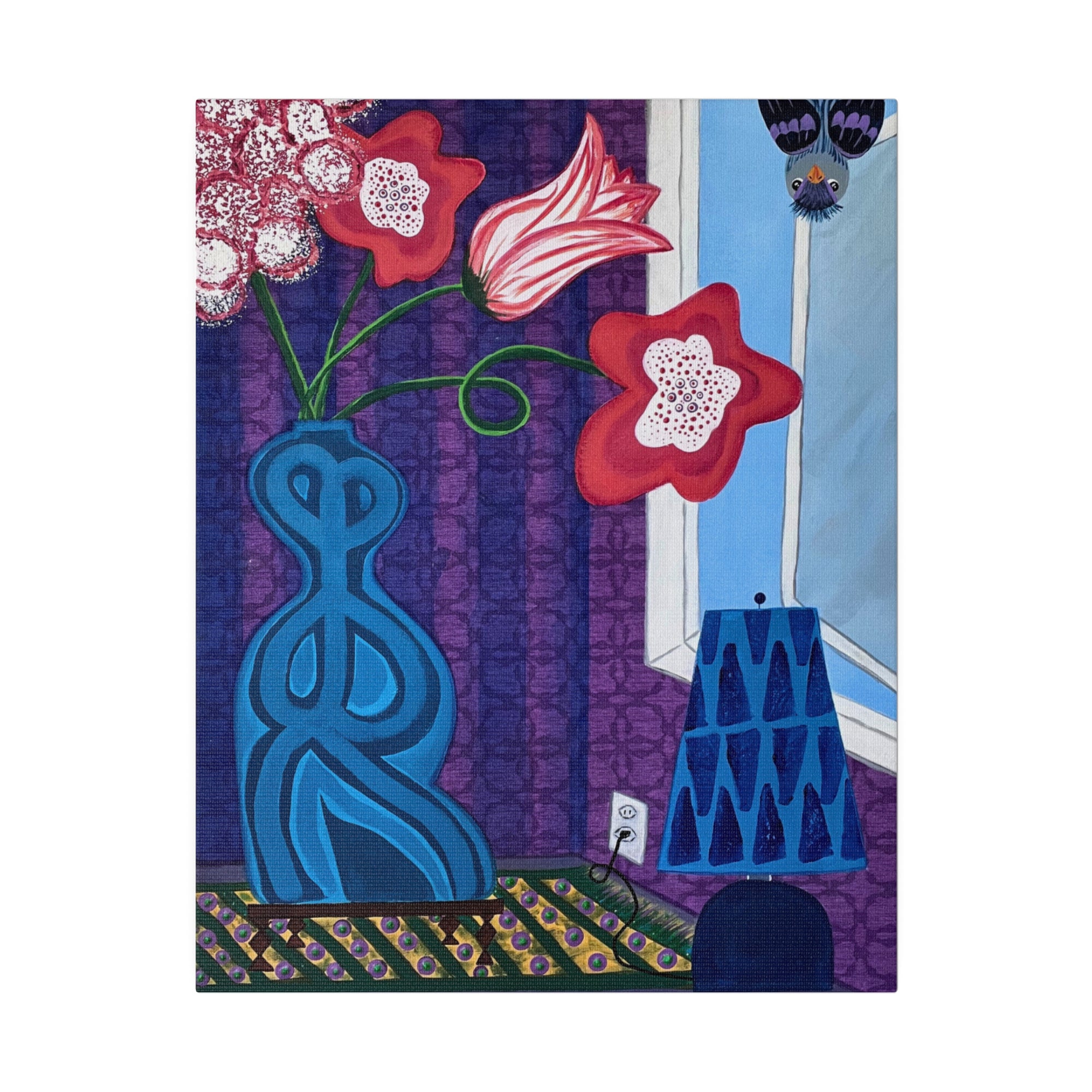 Peekaboo Canvas, Stretched