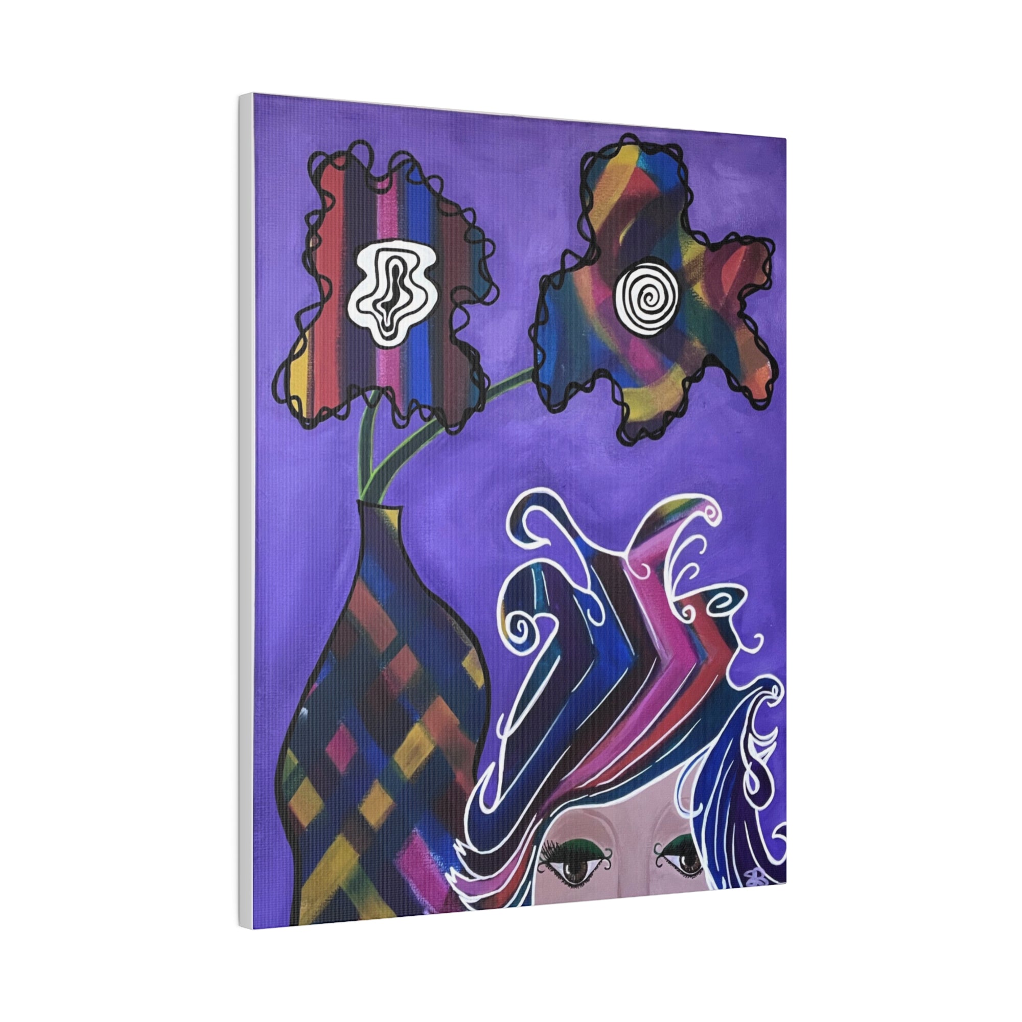 Kinky Hair Matte Canvas