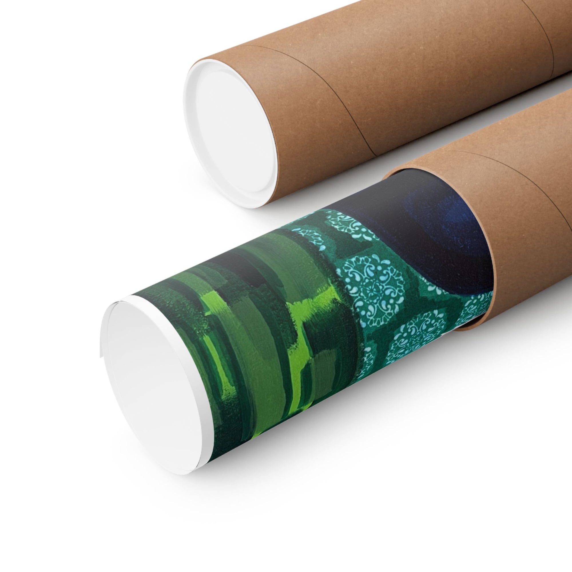 Feeling Blueberry Matte Vertical Print