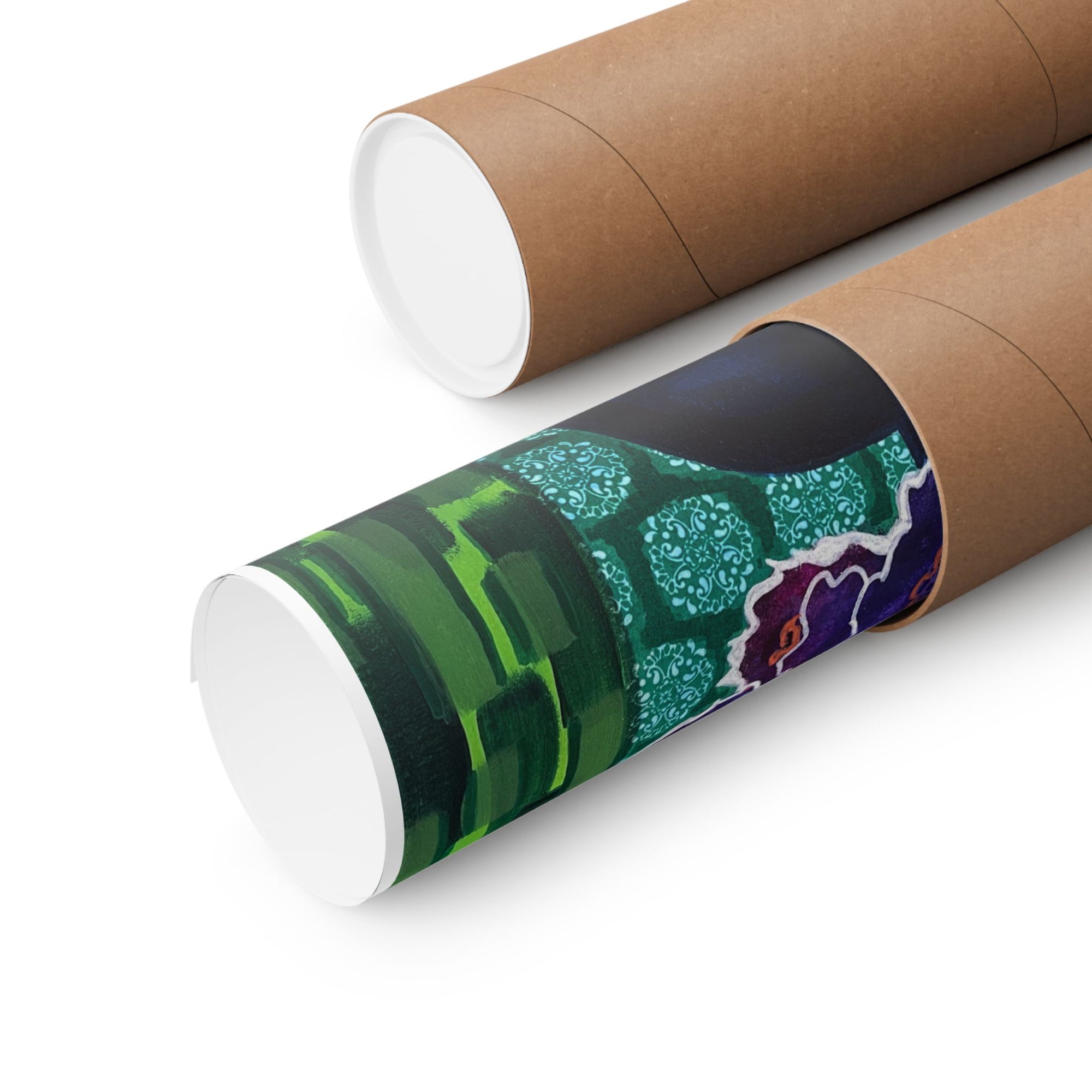 Feeling Blueberry Matte Vertical Print