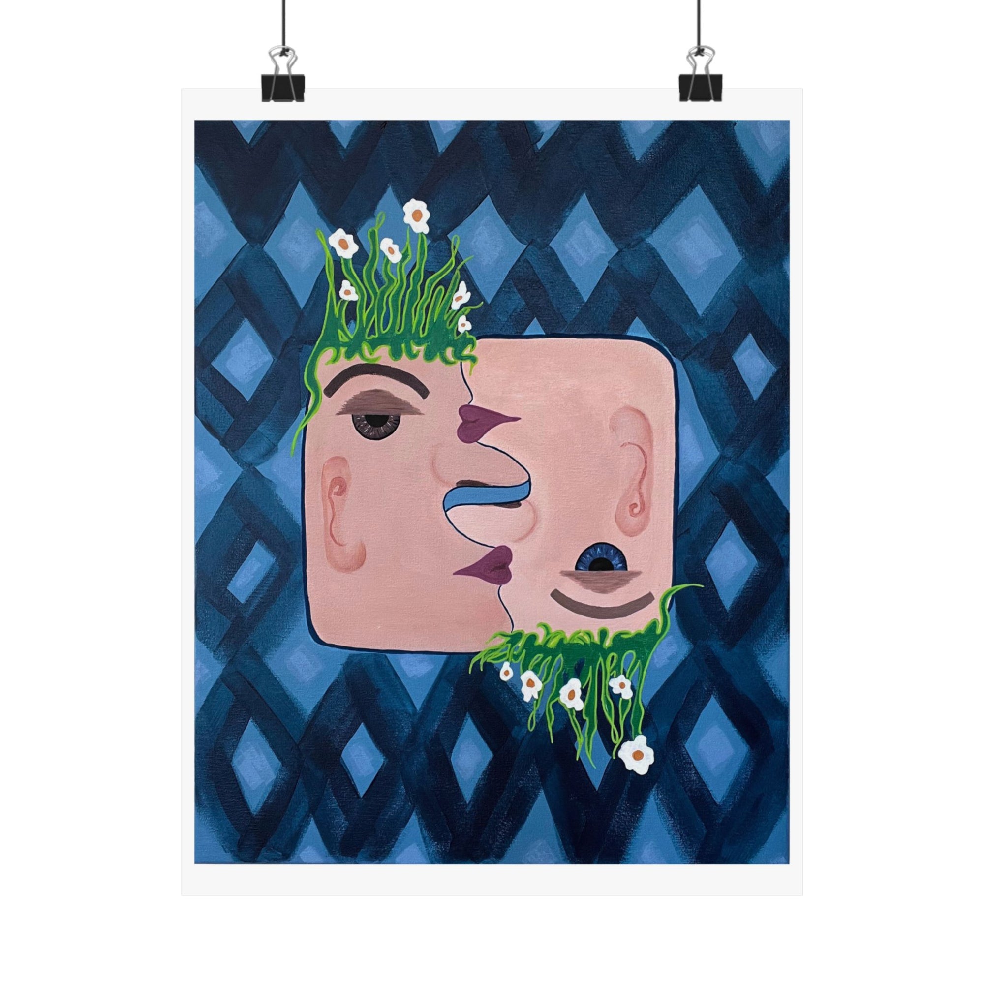 Garden Kiss Matte Vertical Print