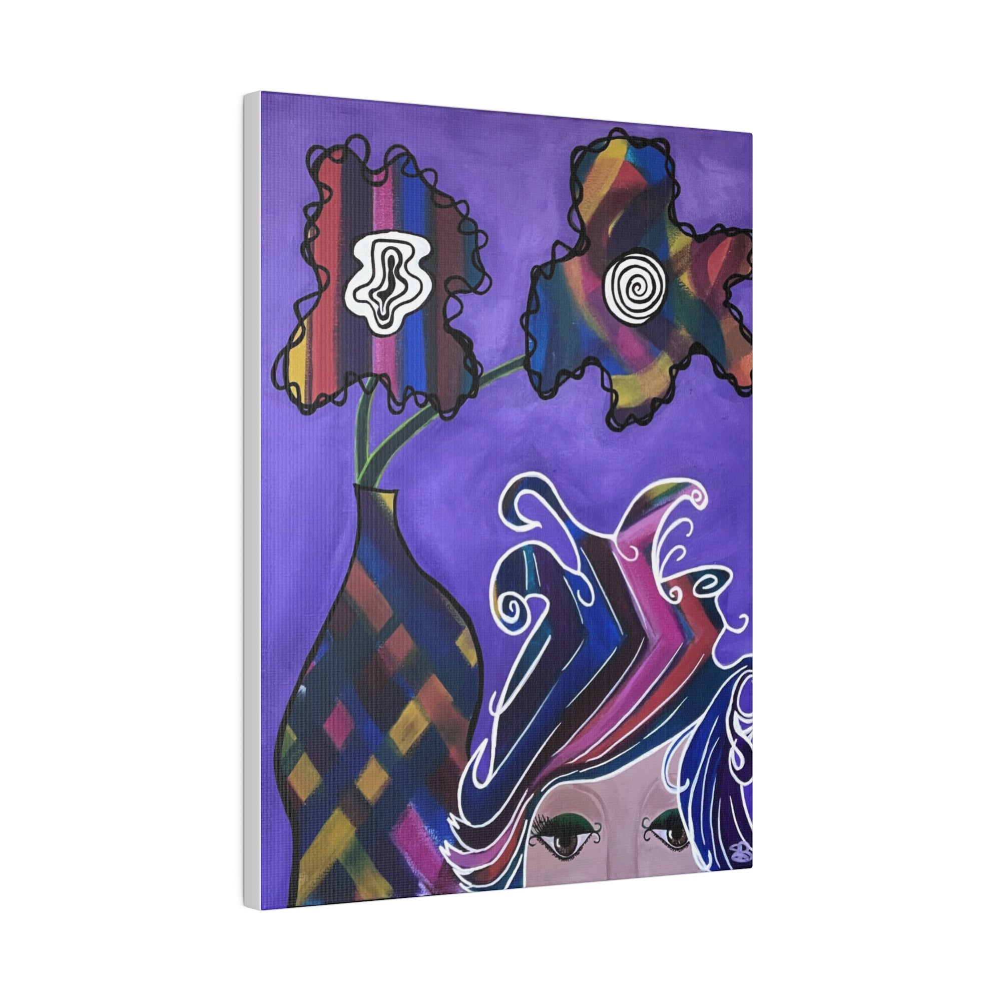 Kinky Hair Matte Canvas