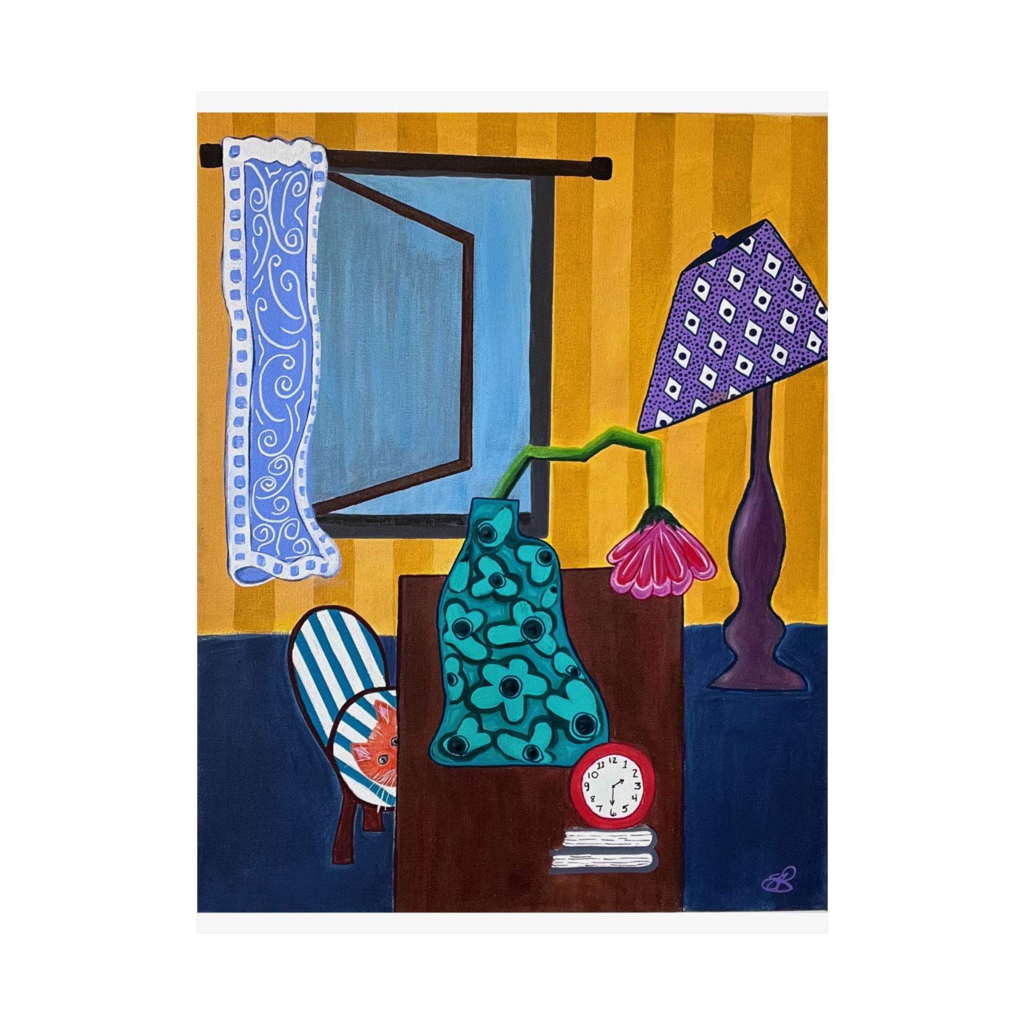 Mid Afternoon Playtime Matte Vertical Print