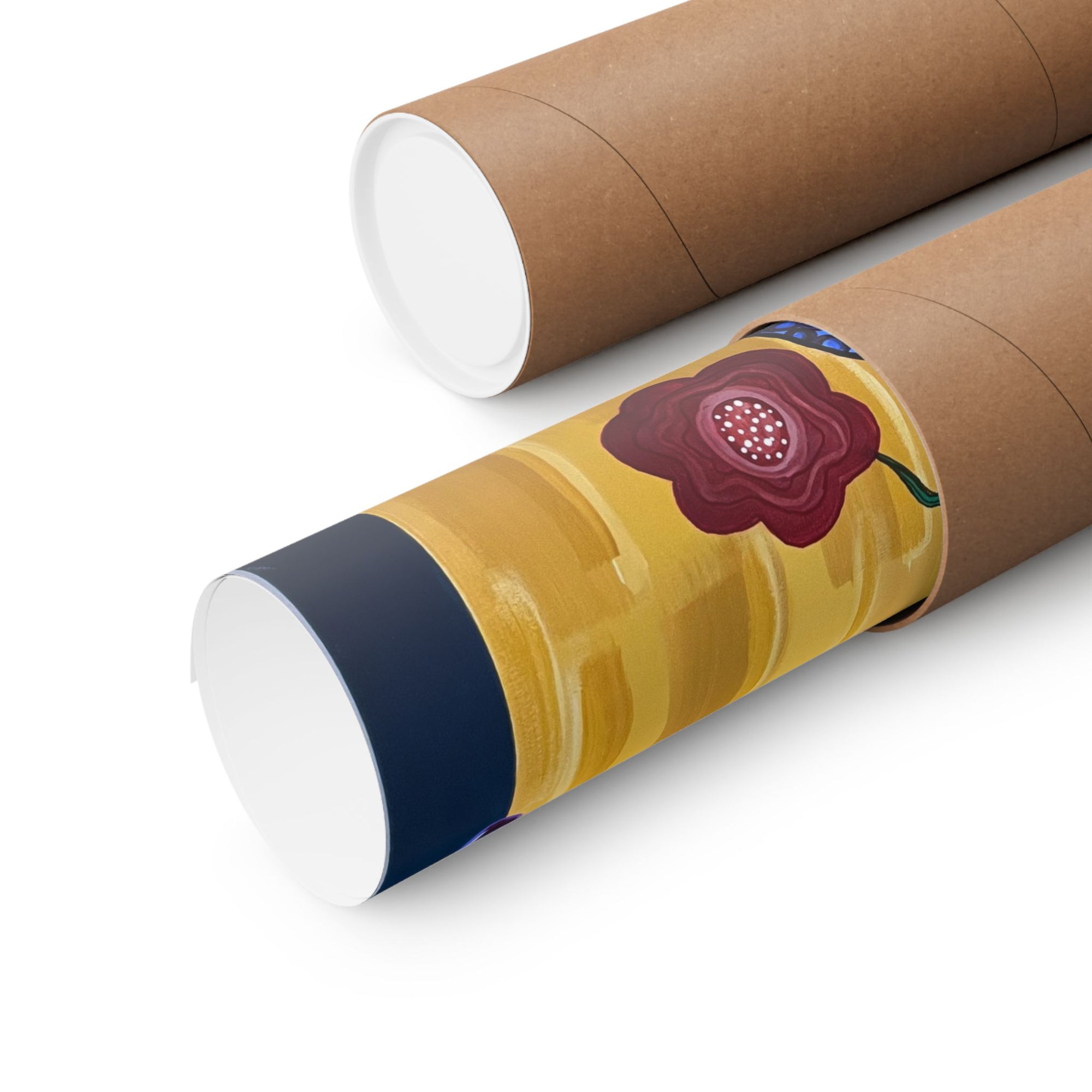 Curious Cat Matte Vertical Print