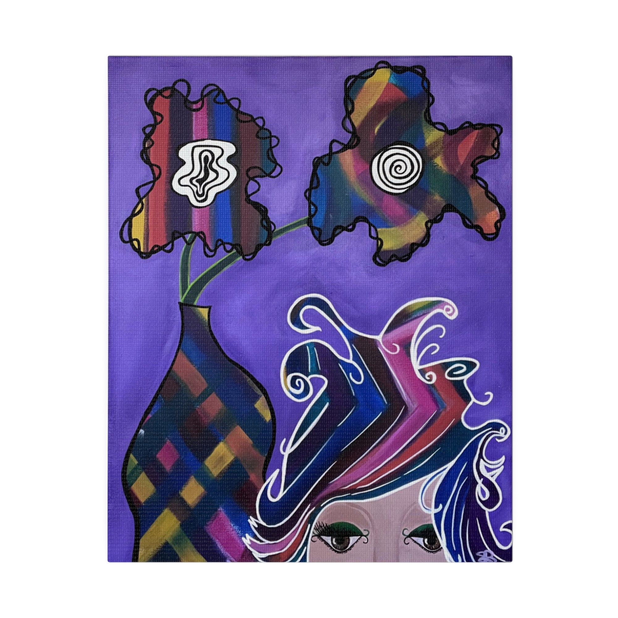 Kinky Hair Matte Canvas