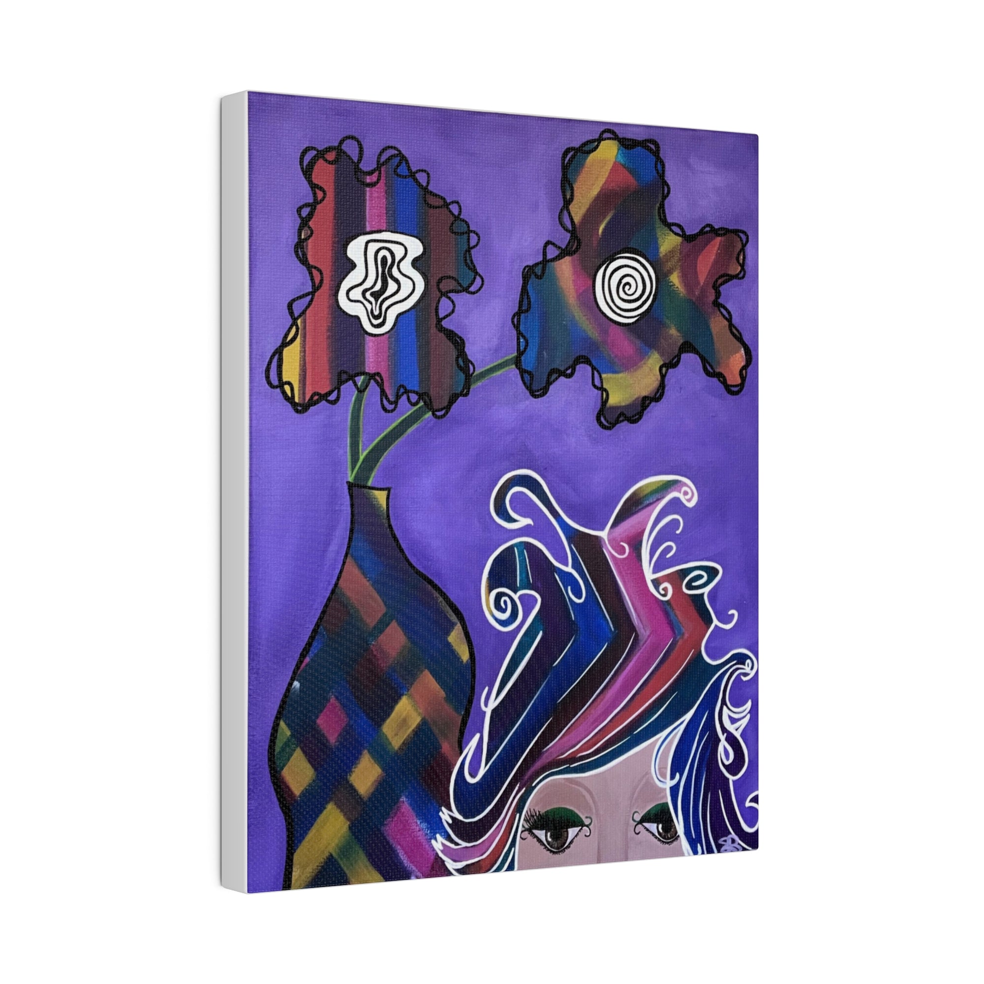 Kinky Hair Matte Canvas