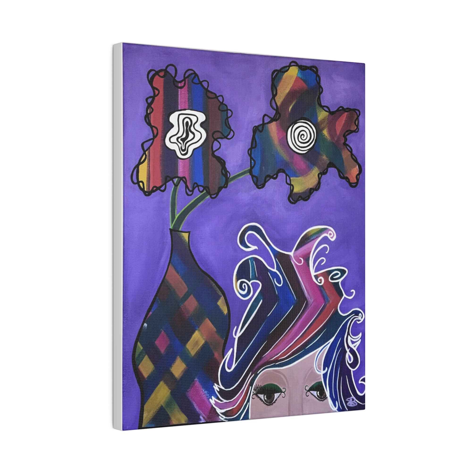 Kinky Hair Matte Canvas