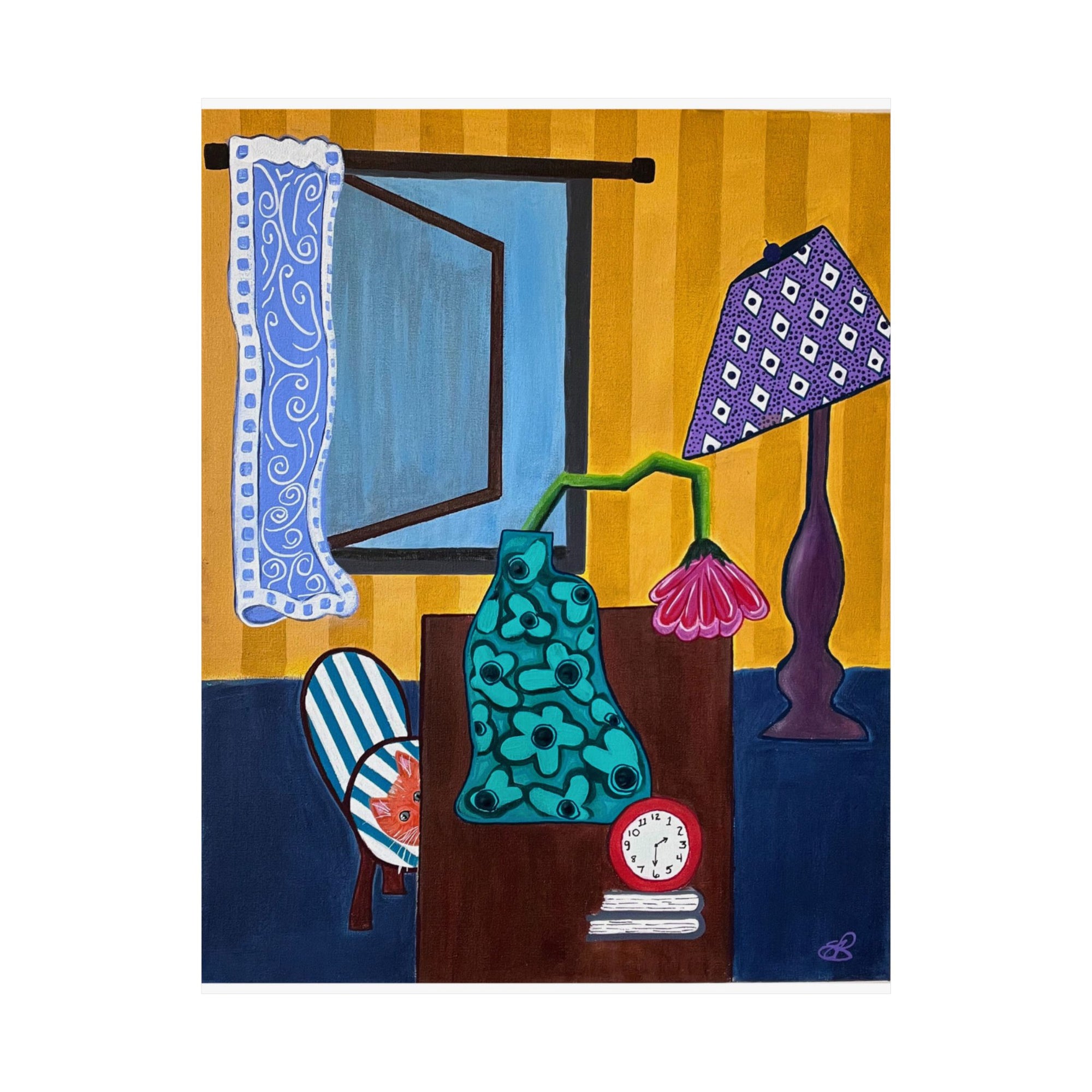 Mid Afternoon Playtime Matte Vertical Print