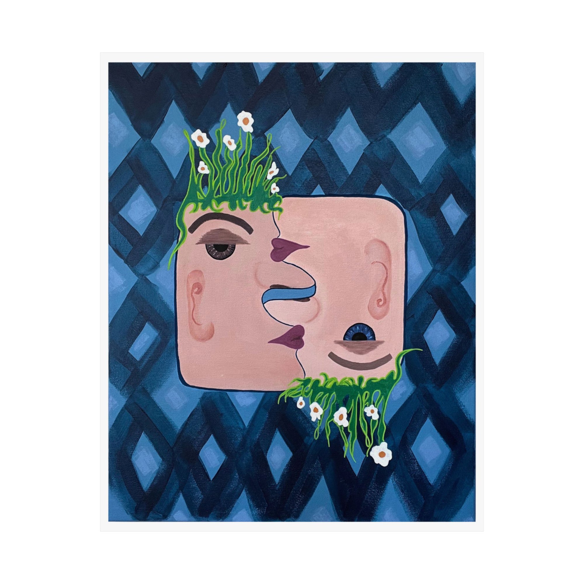 Garden Kiss Matte Vertical Print