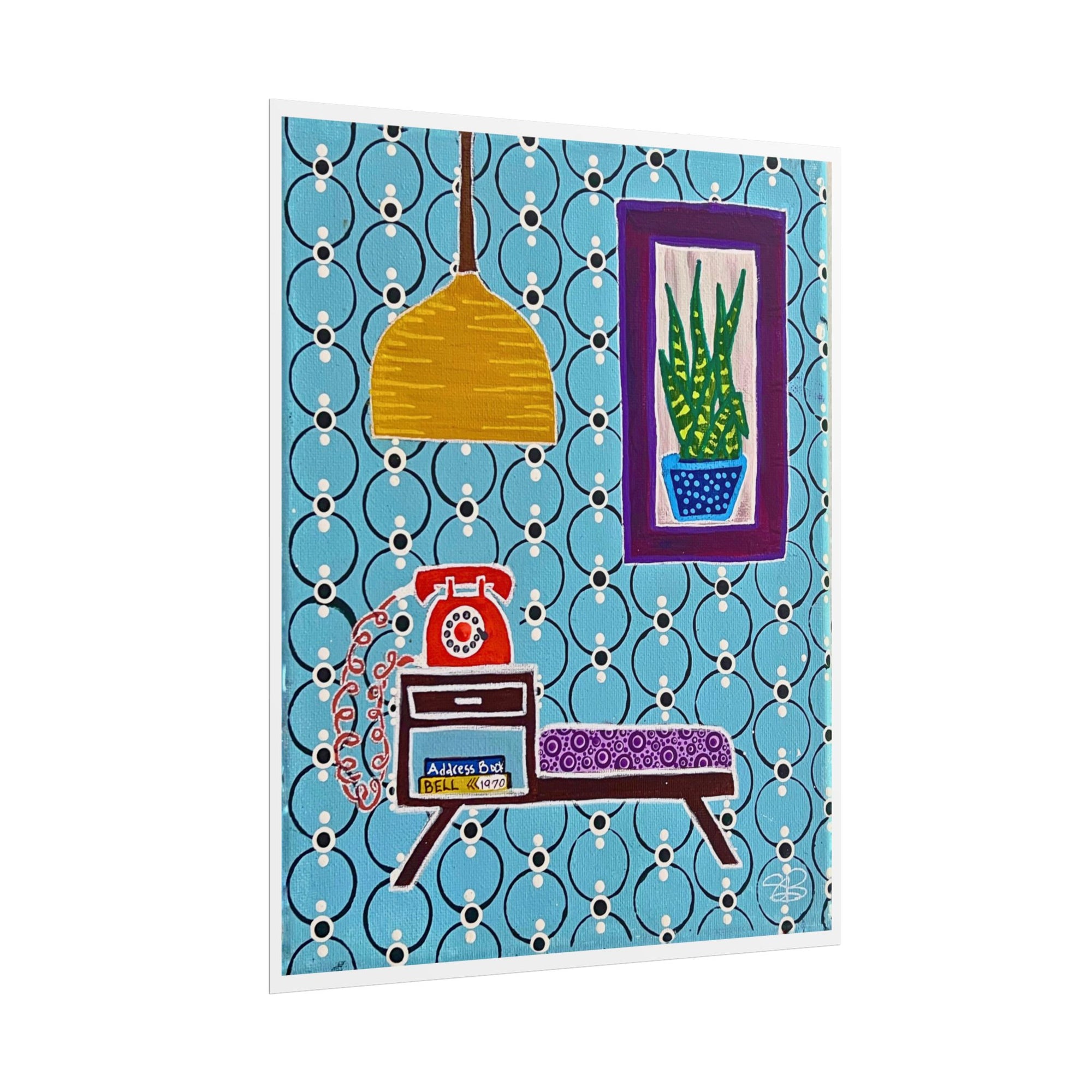 Gossip Bench 1970 Print