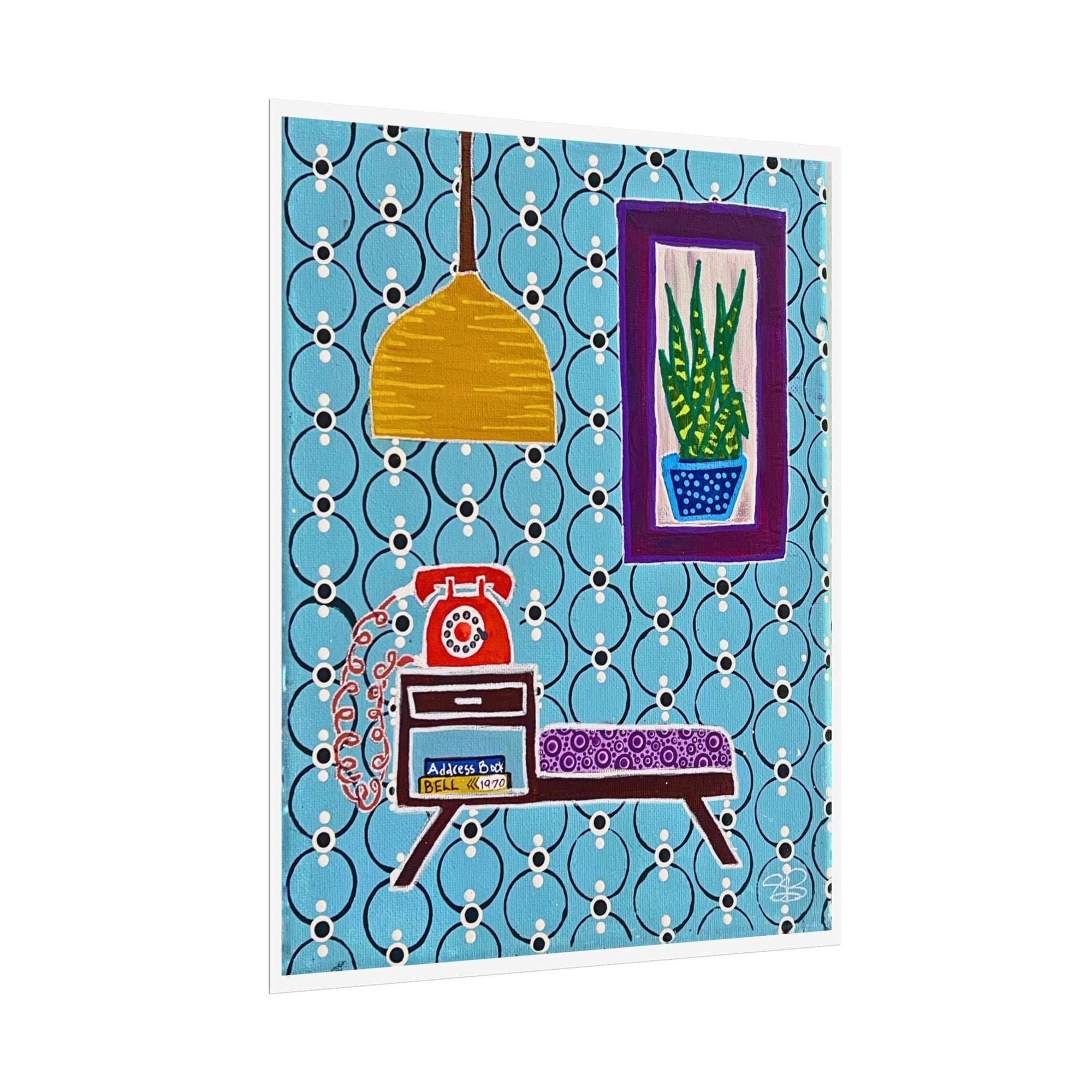 Gossip Bench 1970 Print