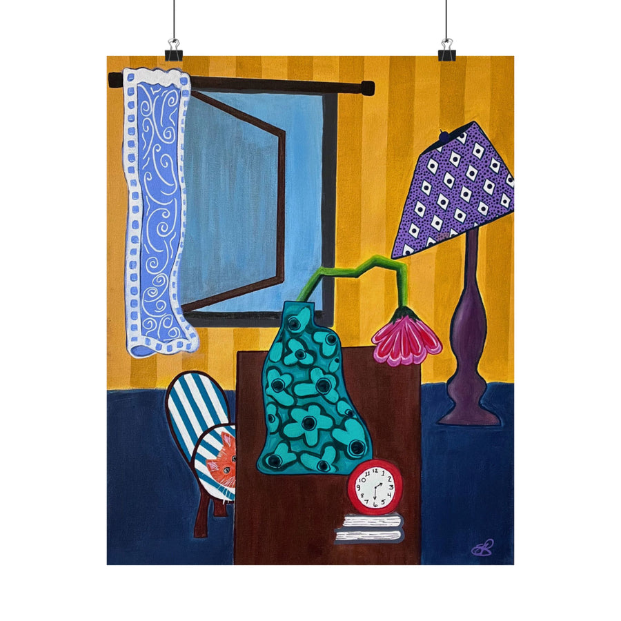 Mid Afternoon Playtime Matte Vertical Print