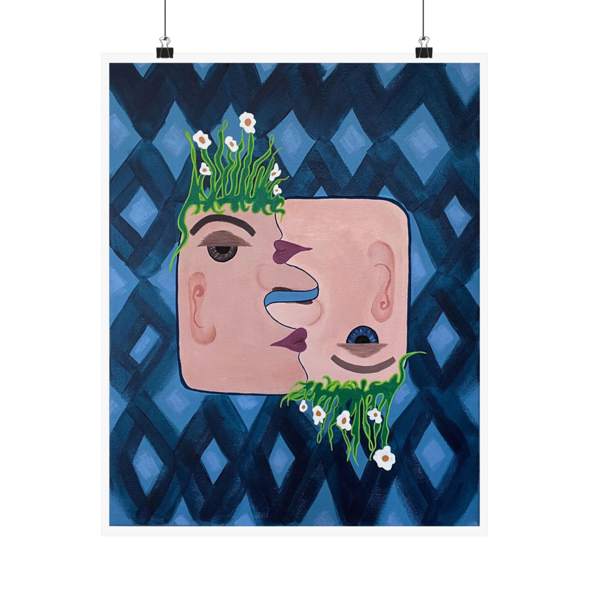 Garden Kiss Matte Vertical Print