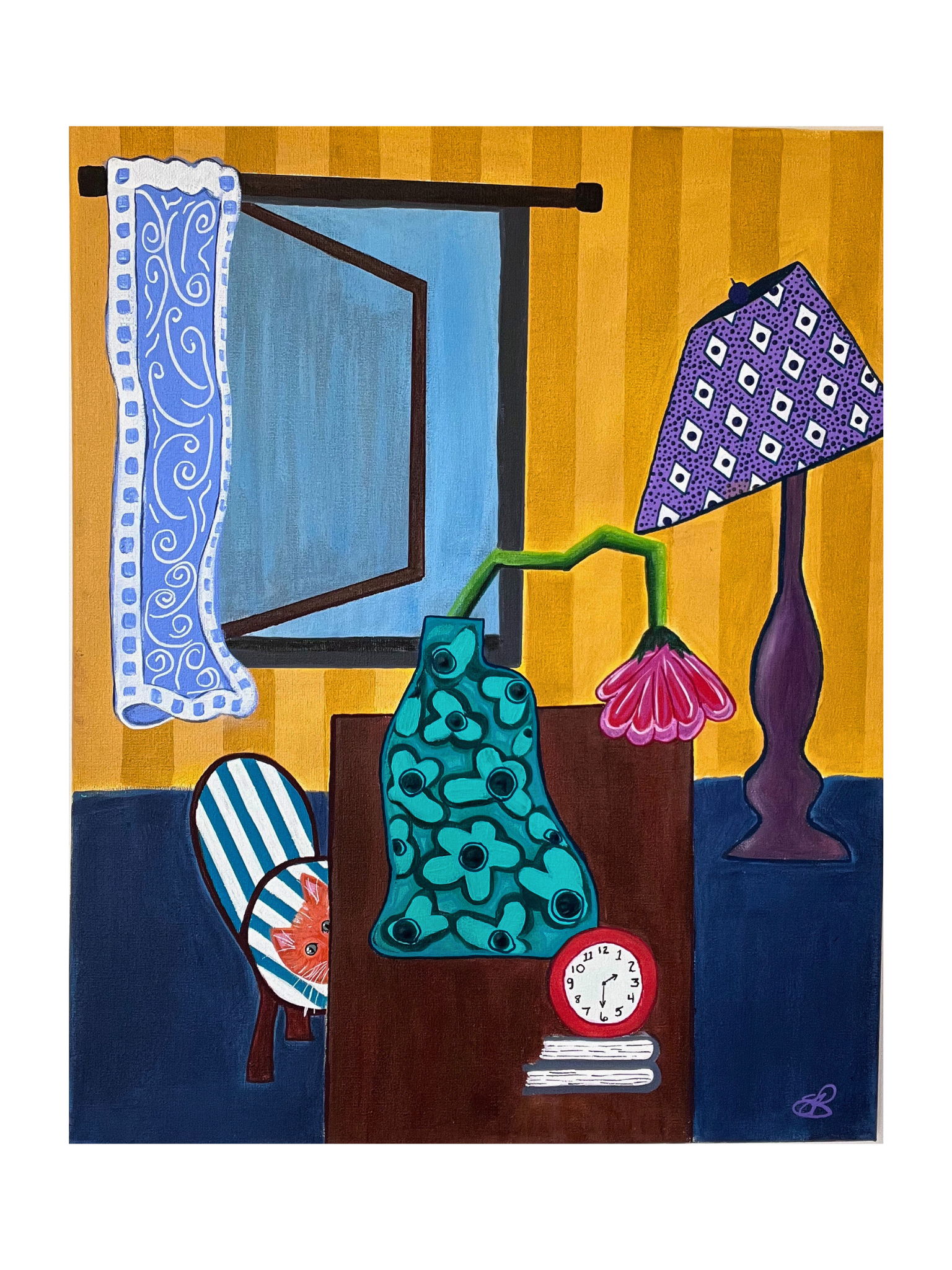 Mid Afternoon Playtime 16x20 Original acrylic